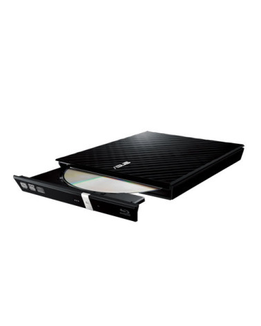 ASUS SDRW-08D2S-U LITE, Slim USB, Black, External