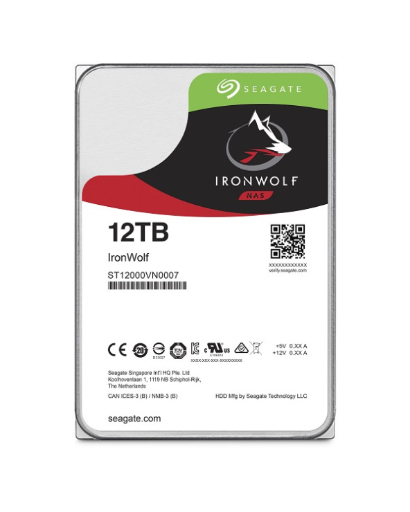 SEAGATE IronWolf 12T ST12000VN0008, SATA III, 3.5''