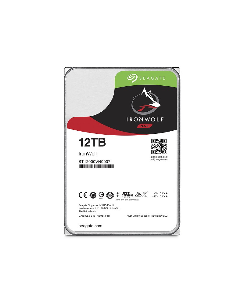 SEAGATE IronWolf 12T ST12000VN0008, SATA III, 3.5''