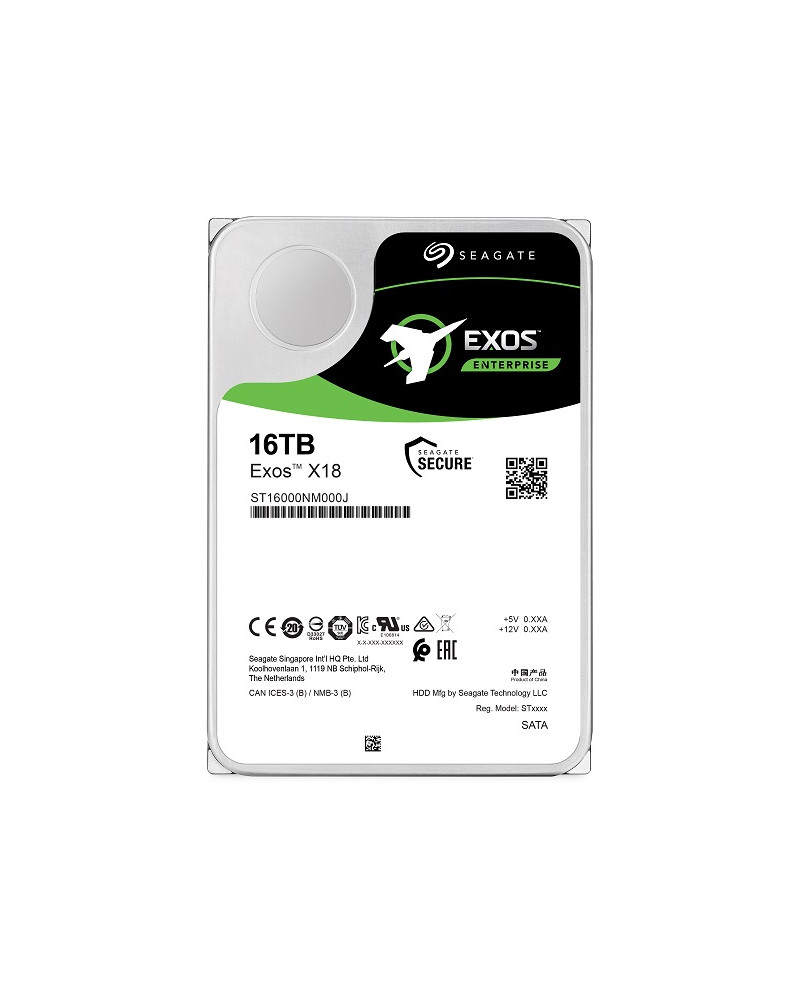 SEAGATE Exos X18 16TB ST16000NM000J, SATA III, 3.5''