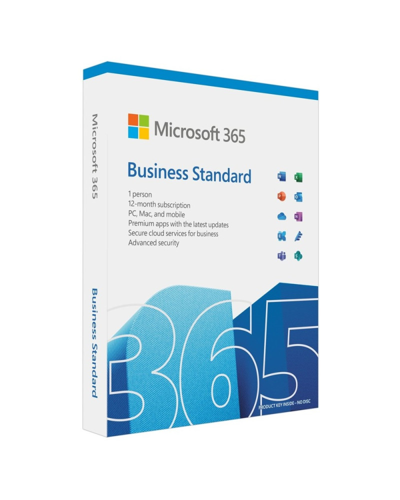 MICROSOFT 365 Bus Std Retail English EuroZone Sub 1YR Mdls P8