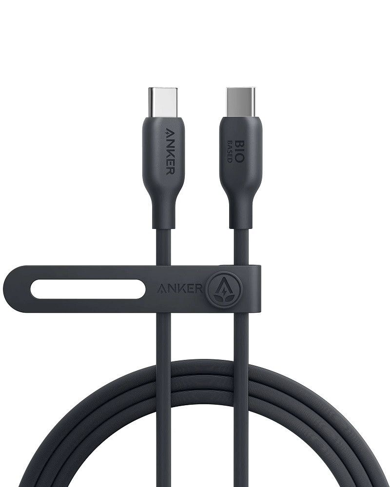 ANKER Cable USB-C to USB-C ECO Bio-TPU 1.8M Black