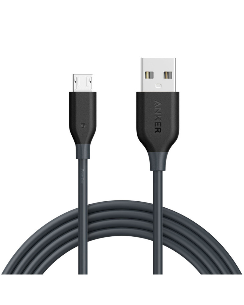 ANKER Cable Micro USB to USB-A 2.0 Powerline 1.8M, Black