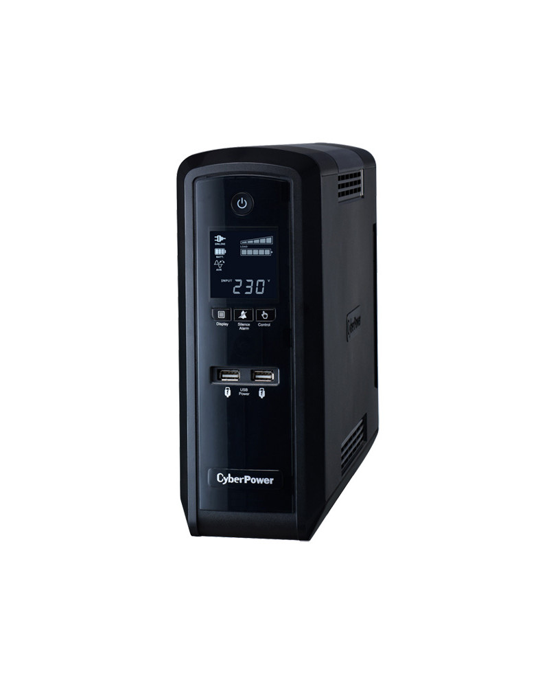 CYBERPOWER UPS Intelligent  CP1300EPFCLCD Line Interactive APFC LCD 1300VA