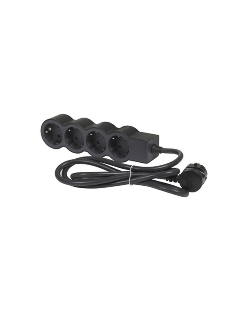 Legrand SurgeArrest 4 Outlets 1.5m Cable  Black/Grey