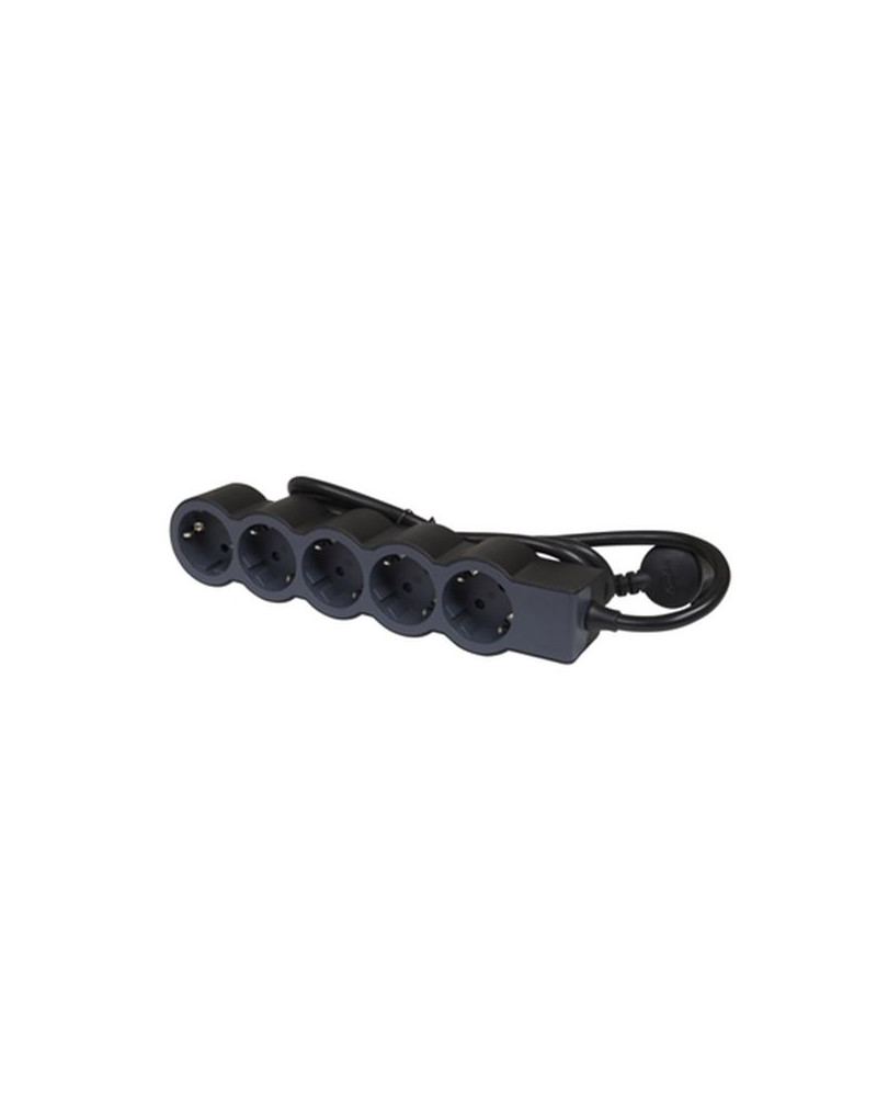 Legrand SurgeArrest 5 Outlets 1.5m Cable  Black/Grey