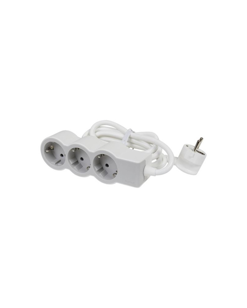 Legrand SurgeArrest 3 Outlets 3m Cable  White/Grey