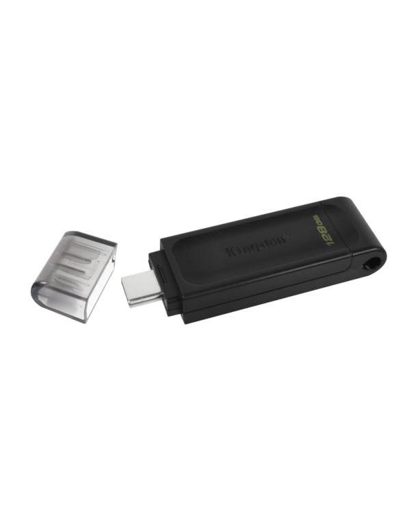 KINGSTON USB Stick Data Traveler DT70/128GB, USB 3.2 Type-C, Black