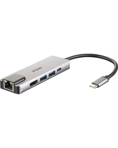 D-LINK DUB-M520 5-IN-1 USB-C HUB HDMI, ETH & PD