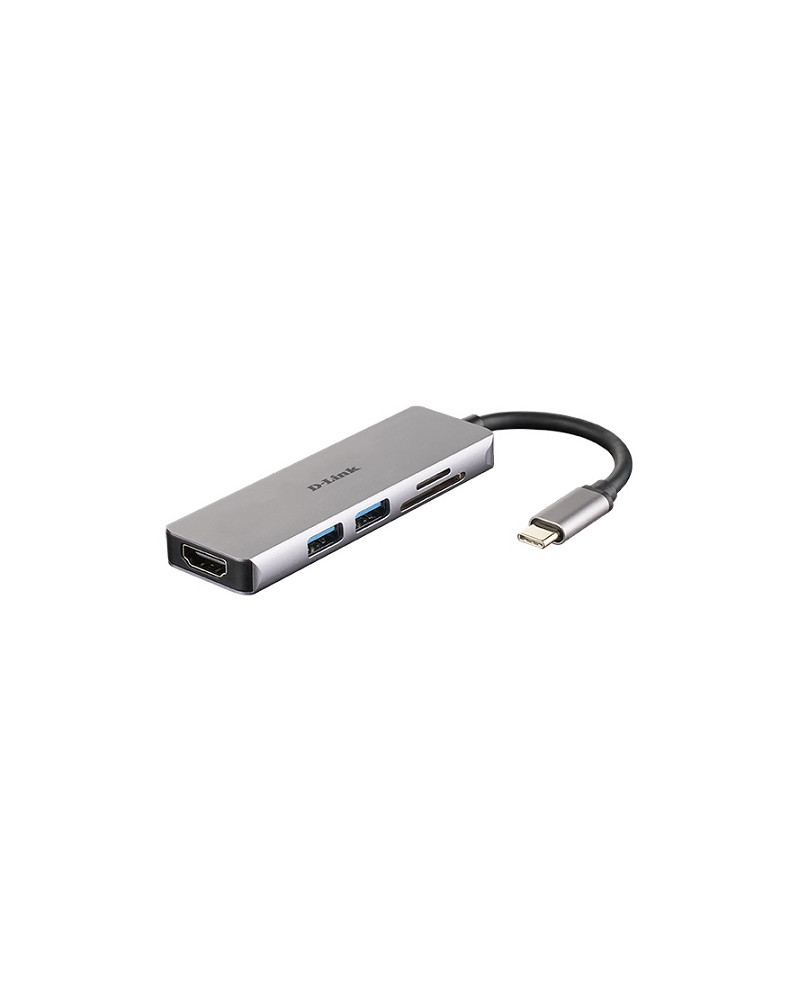 D-LINK DUB-M530 5-IN-1 USB-C HUB HDMI & SD/MSD