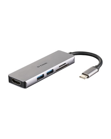 D-LINK DUB-M530 5-IN-1 USB-C HUB HDMI & SD/MSD