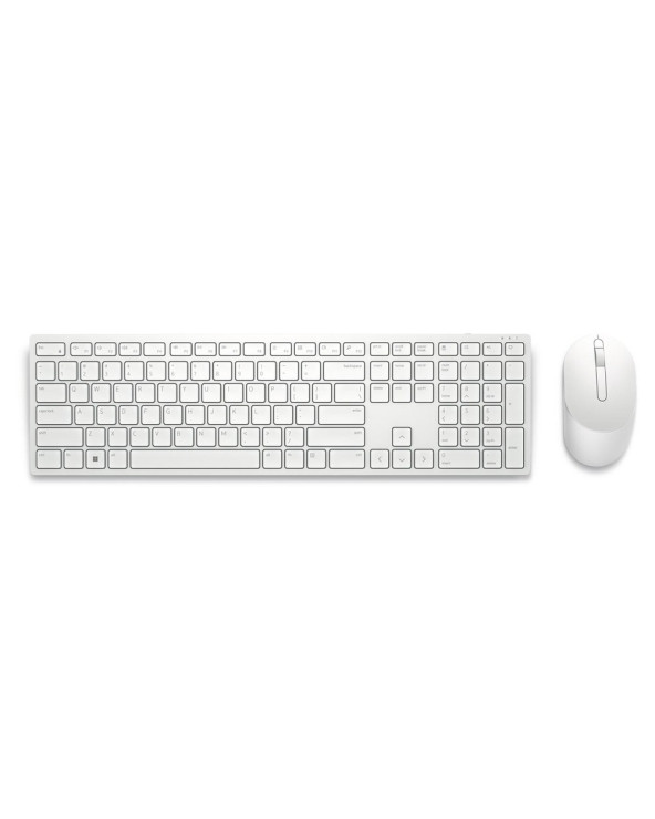 DELL Pro Keyboard & Mouse KM5221W Greek Wireless WHITE