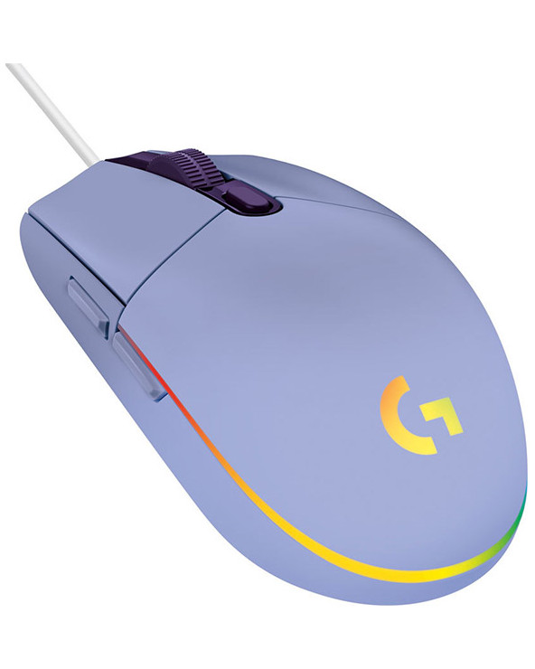 LOGITECH Mouse Gaming G102 Lightsync Lilac