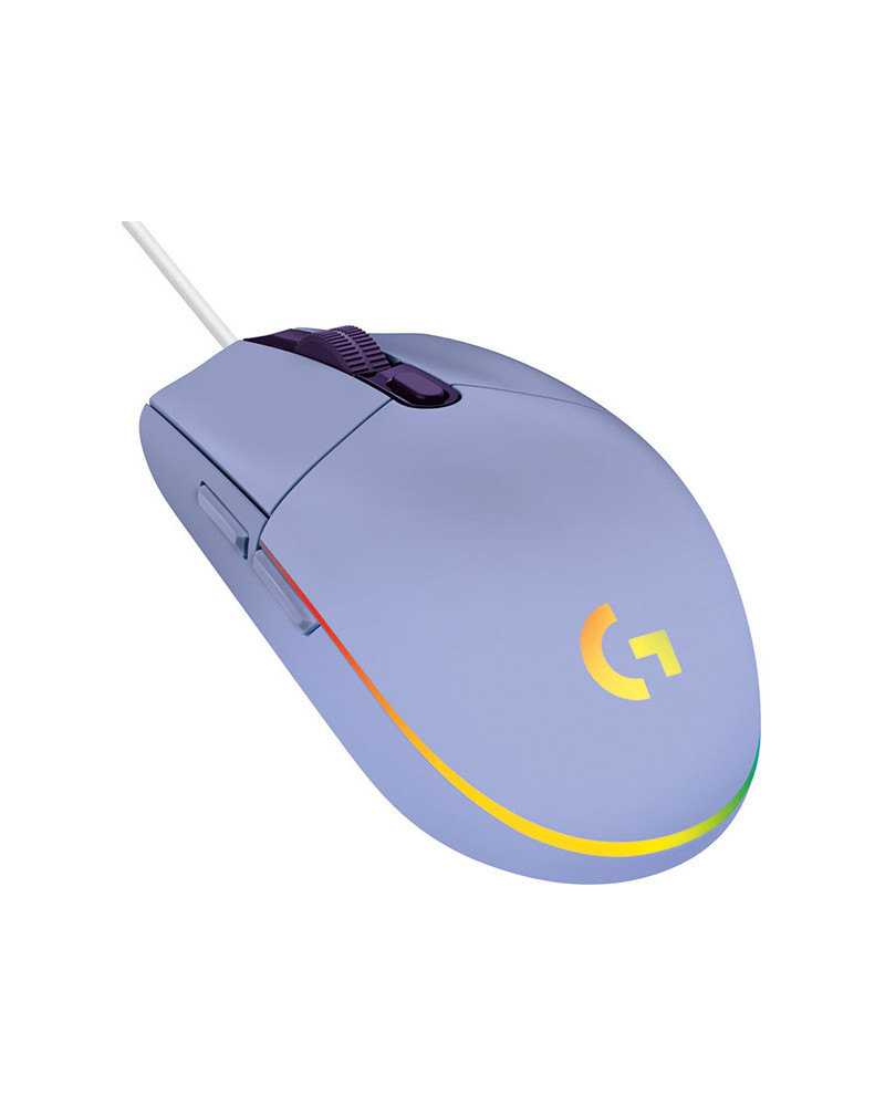 LOGITECH Mouse Gaming G102 Lightsync Lilac