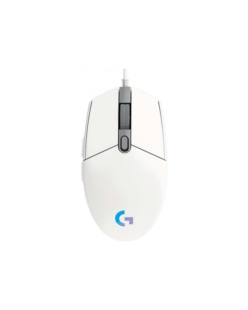 LOGITECH Mouse Gaming G102 Lightsync White