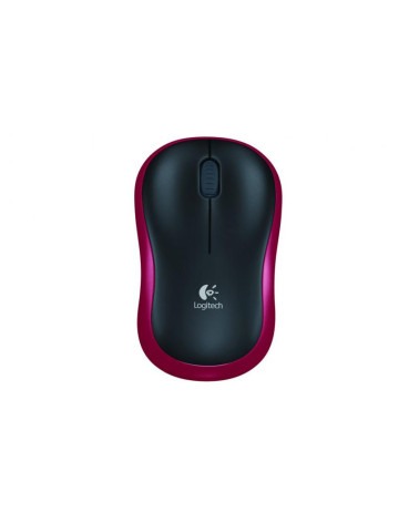 LOGITECH Mouse Wireless M185 Red