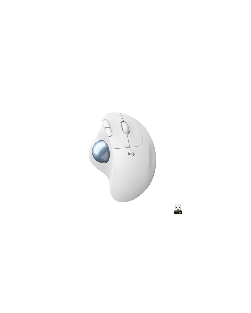 LOGITECH Mouse Wireless M575 ERGO Trackball White