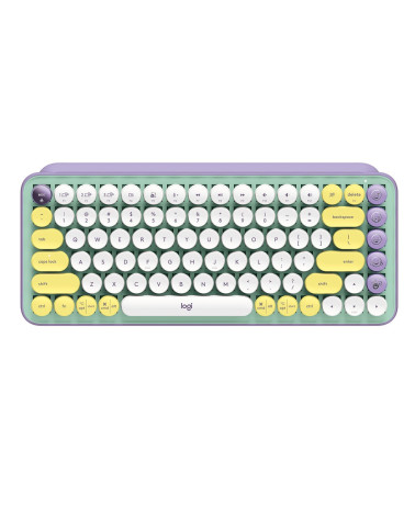 LOGITECH Pop Keys Wireless Mechanical Emoji Keyboard Daydream