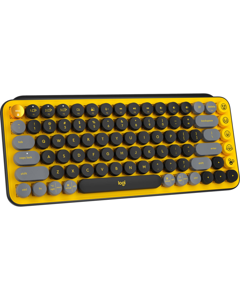 LOGITECH Pop Keys Wireless Mechanical Emoji Keyboard Blast