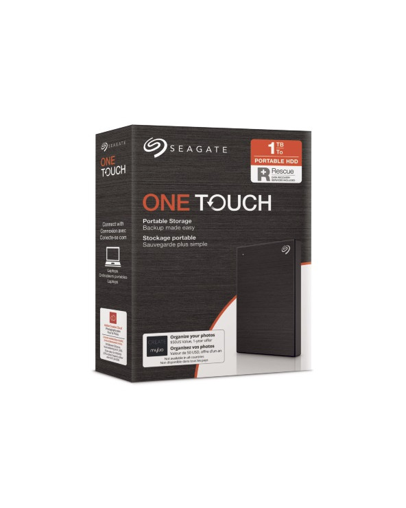 SEAGATE  HDD EXT. OneTouch HDD 1TB, STKB1000400, USB3.0, 2.5'', BLACK