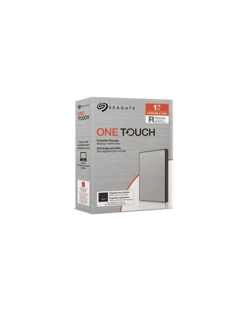 SEAGATE  HDD EXT. OneTouch HDD 1TB, STKB1000401, USB3.0, 2.5'', SILVER