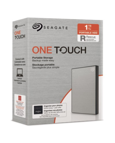 SEAGATE  HDD EXT. OneTouch HDD 1TB, STKB1000401, USB3.0, 2.5'', SILVER