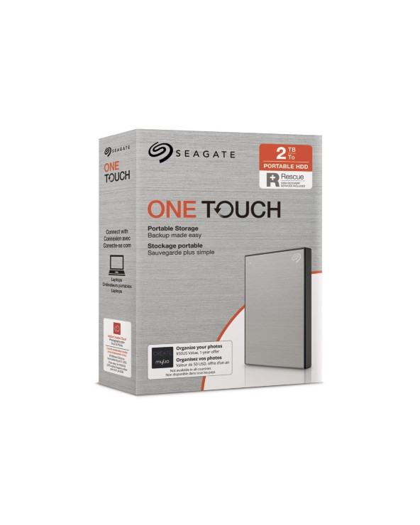 SEAGATE  HDD EXT. OneTouch HDD 2TB, STKB2000401, USB3.0, 2.5'', SILVER