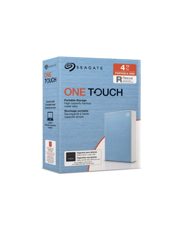 SEAGATE  HDD EXT. OneTouch HDD 4TB, STKC4000402, USB3.0, 2.5'', BLUE