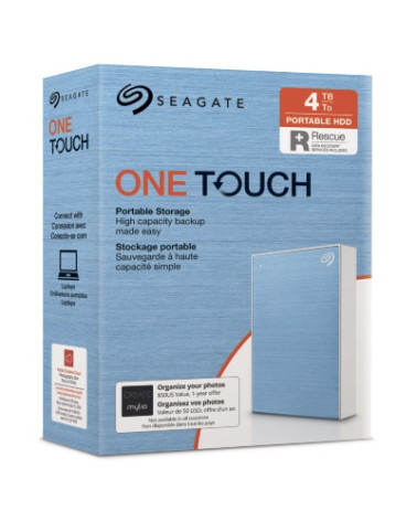 SEAGATE  HDD EXT. OneTouch HDD 4TB, STKC4000402, USB3.0, 2.5'', BLUE