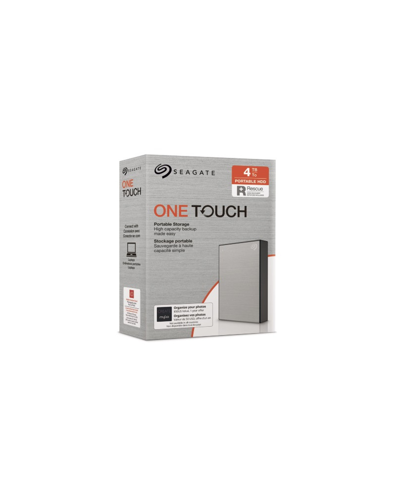 SEAGATE  HDD EXT. OneTouch HDD 4TB, STKC4000401, USB3.0, 2.5'', SILVER