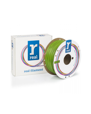 REAL PETG 3D Printer Filamen-Green-spool of 1Kg - 2.85mm (REFPETGRGREEN1000MM285)