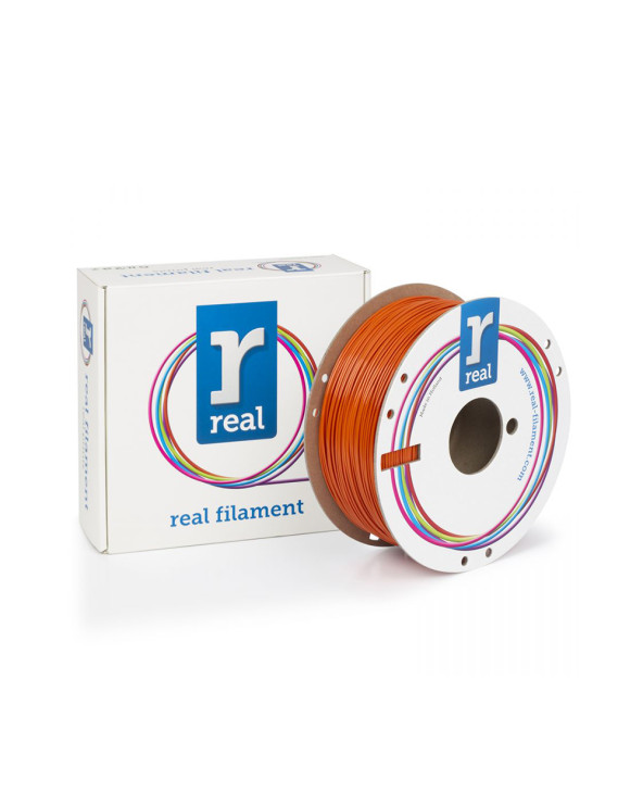 REAL PETG 3D Printer Filament - Orange- spool of 1Kg - 1.75mm (REFPETGRORANGE1000MM175)