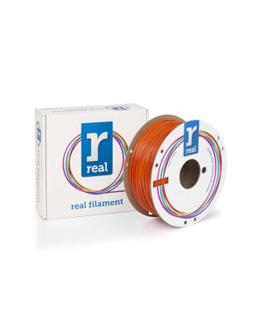 REAL PLA 3D Printer Filament - Rust Orange - spool of 1Kg – 2.85mm (REFPLAMATTEORANGE1000MM285)