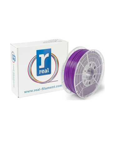 REAL PLA Matte 3D Printer Filament - Purple - spool of 1Kg - 1.75mm (REFPLAMATTEPURP1000MM175)