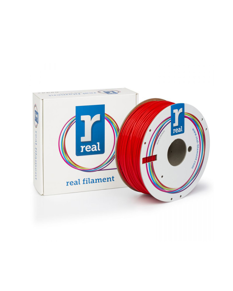 REAL PLA 3D Printer Filament - Red- spool of 1Kg - 2.85mm (REFPLAPRORED1000MM285)