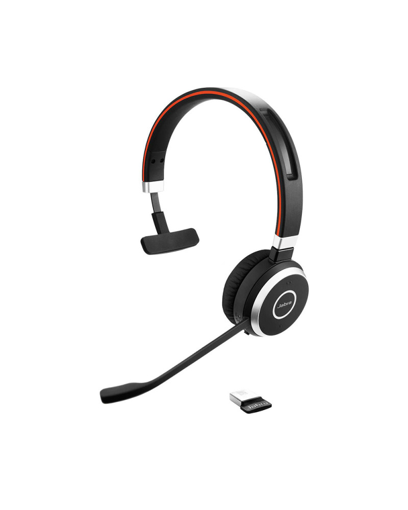 Jabra Evolve 65 MS Mono On Ear Multimedia Ακουστικά με μικροφωνο και σύνδεση USB-A (6593-823-309) (JAB6593-823-309)