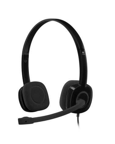 Logitech H151 Headset (Black, Wired) (LOGH151)