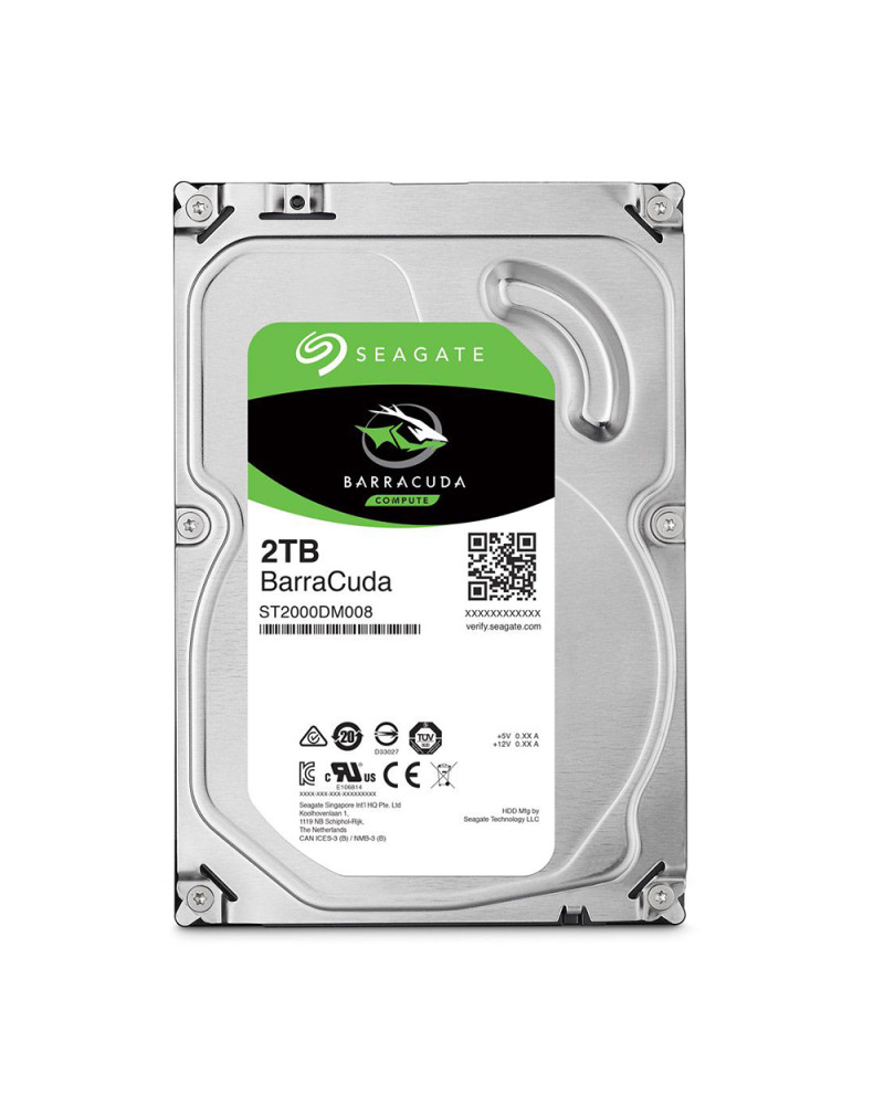 Εσωτερικός Σκληρός Δίσκος SEAGATE 3.5'' 2TB Sata III Barracuda (ST2000DM008) (SEAST2000DM008)