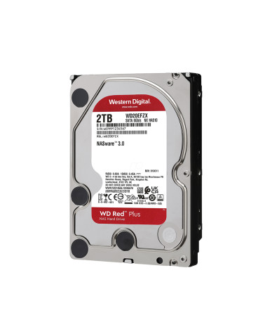 Western Digital Red Plus NAS Hard Drive 2TB 3.5" (CMR) (WD20EFZX)