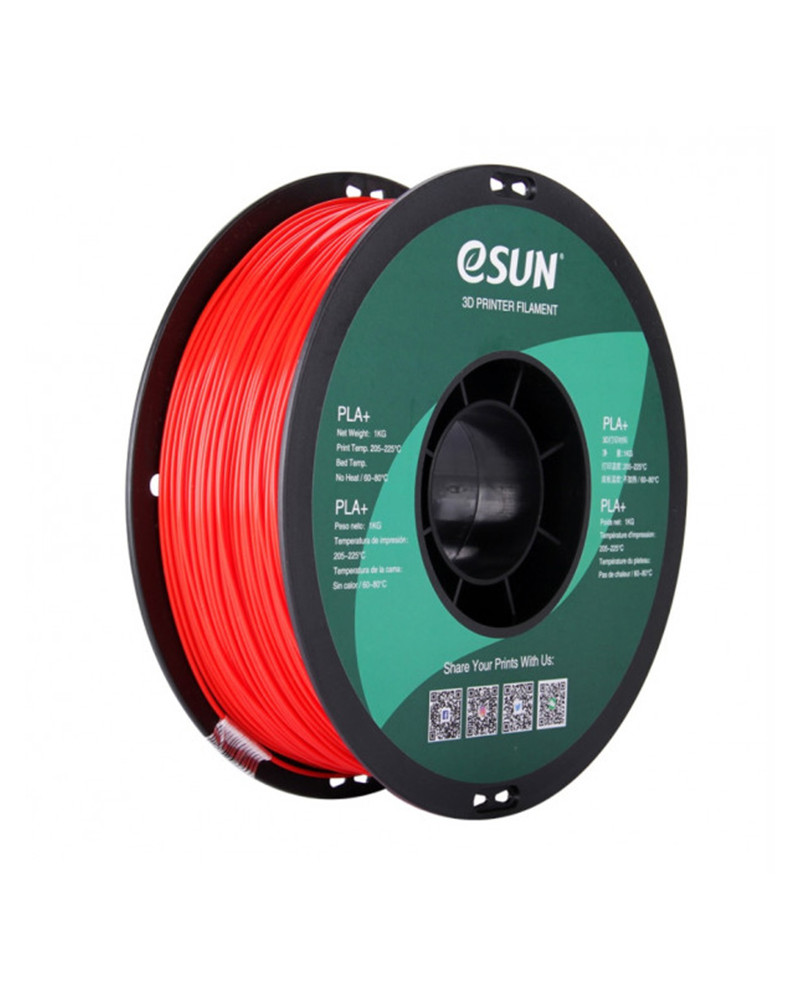 eSUN PLA+ Filament - 1.75mm 1KG|Red by DoctorPrint