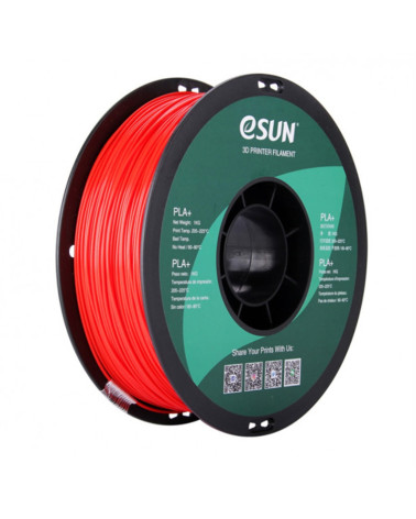 eSUN PLA+ Filament - 1.75mm 1KG|Red by DoctorPrint