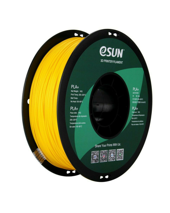 eSUN PLA+ Filament - 1.75mm 1KG|Yellow by DoctorPrint