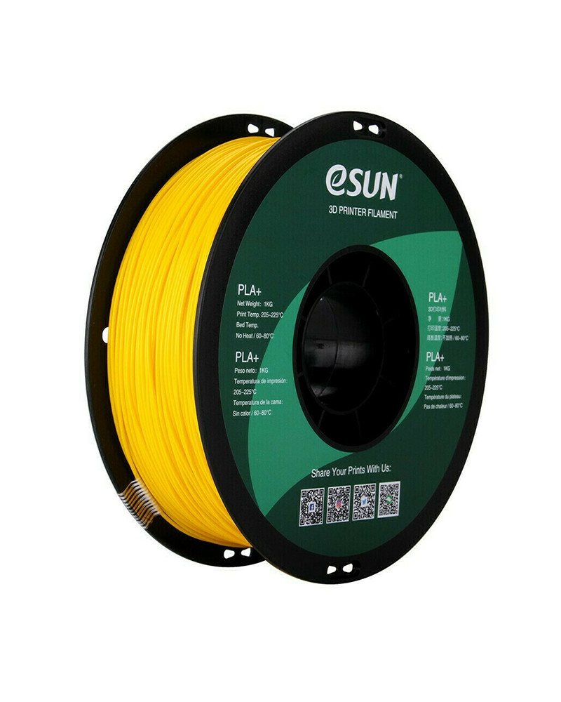 eSUN PLA+ Filament - 1.75mm 1KG|Yellow by DoctorPrint