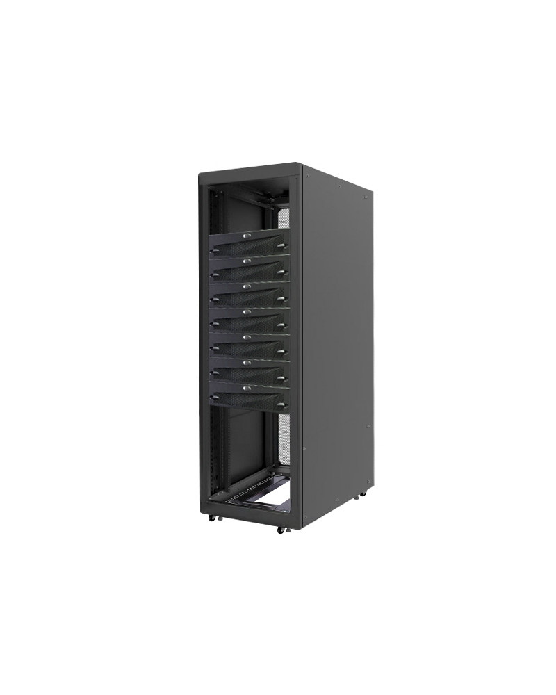 RACK 40U 190x61x97 EMC T-RACK CABINET w/FR. BEZEL/WHEELS