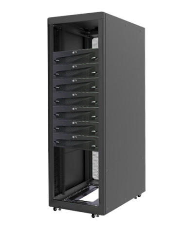 RACK 40U 190x61x97 EMC T-RACK CABINET w/FR. BEZEL/WHEELS