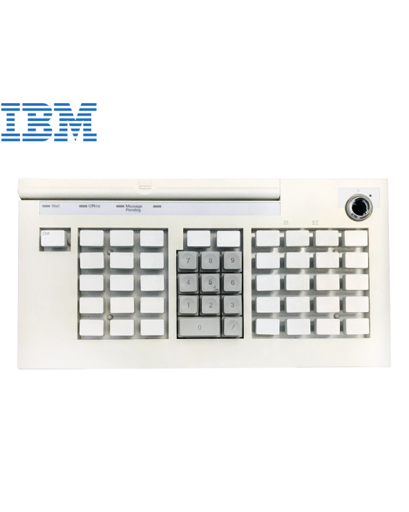 POS KEYBOARD IBM M7-1 WHITE RS485  WITH MSR & CABLE RS485