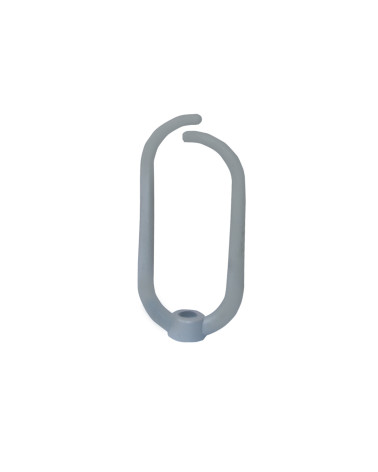 CABLE MANAGER ΝΟΝΑΜΕ 1U 1 HOOK GRAY PLASTIC