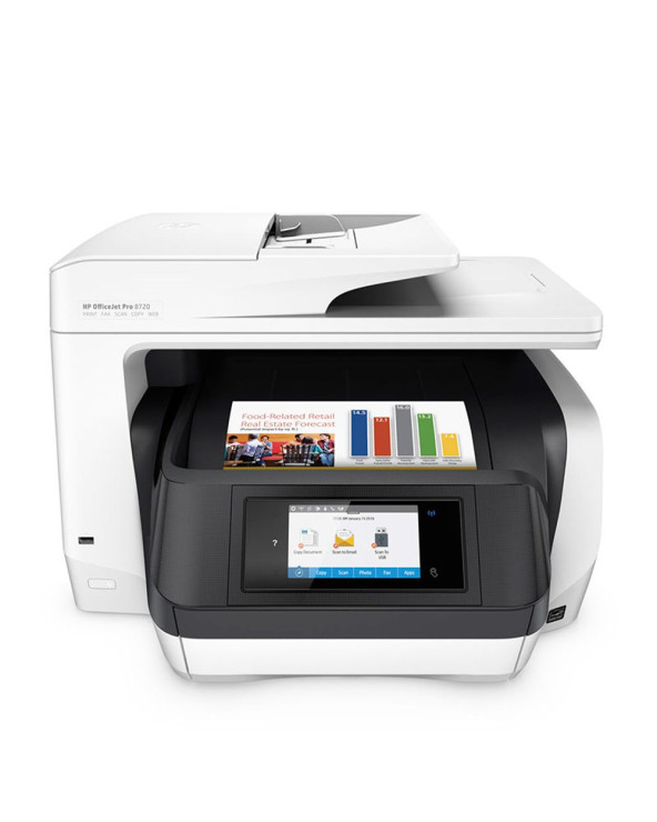 PRINTER INΚJET COLOR MFP HP PRO OFFICEJET 8720 LOW INKS GA-