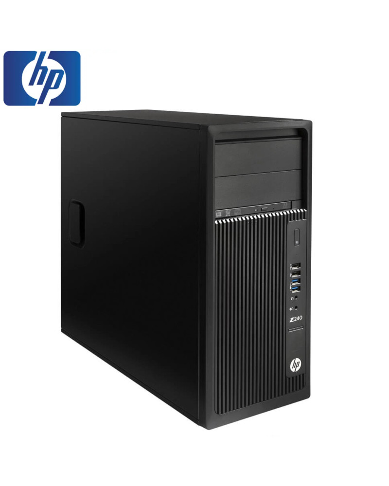 PC WS HP Z240 MT QC-E3-1225v5 (4 CORES)/2X8GB/240GB-SSD/500GB/ODD