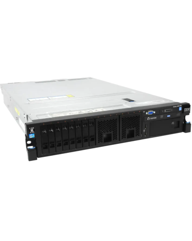 SERVER IBM X3650 M4 8SFF 2xE5-2640/2X4GB/RAID M5110e-512MBwB